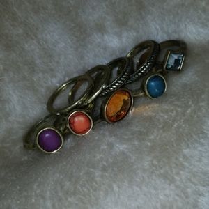 Set of 9 rings